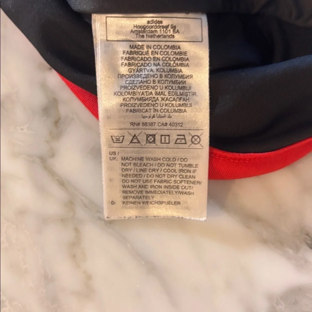 Adidas Black and Red DC United Jersey